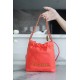 Chanel 23A Hobo Shoulder Bag, Orange Red, Calfskin  