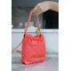 Chanel 23A Hobo Shoulder Bag, Orange Red, Calfskin  