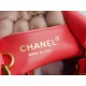 Chanel 23A Hobo Shoulder Bag, Orange Red, Calfskin  