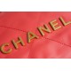 Chanel 23A Hobo Shoulder Bag, Orange Red, Calfskin  