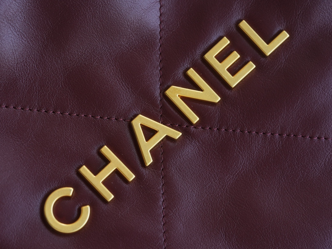 Chanel 22P Bag, Wine Red, Medium  