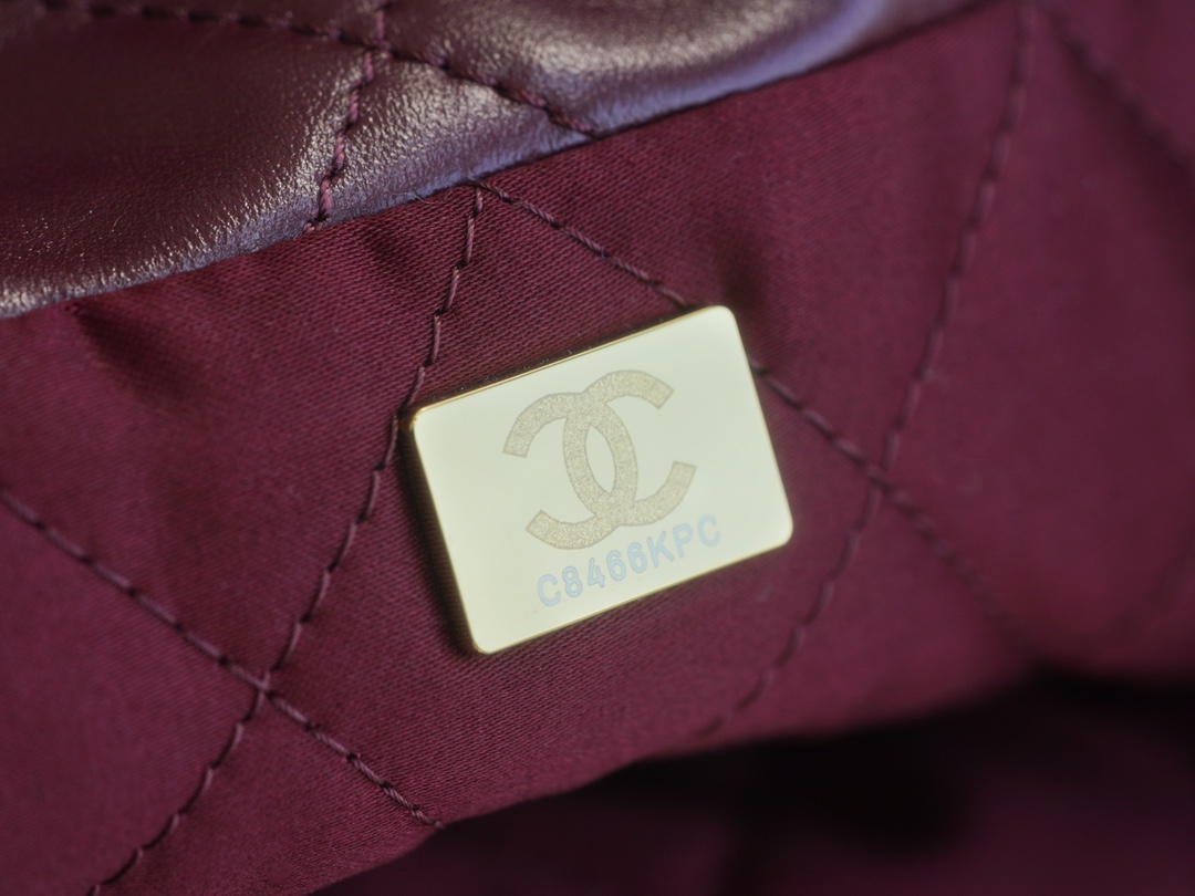 Chanel 22P Bag, Wine Red, Medium  