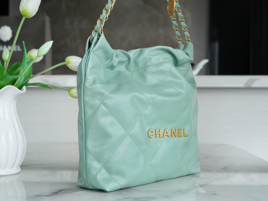 Chanel 22 Bag, Light Green, Small  