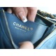 Chanel 23K 19 Hobo Bag, Large, Mist Blue, Vintage Crinkled Calfskin  