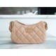 Chanel 23K 19 Hobo Bag, Large, Milk Tea, Vintage Crinkled Calfskin  