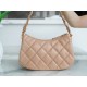 Chanel 23K 19 Hobo Bag, Large, Milk Tea, Vintage Crinkled Calfskin  