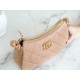 Chanel 23K 19 Hobo Bag, Large, Milk Tea, Vintage Crinkled Calfskin  