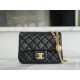 Chanel 23S Camellia Adjustable CF Square Flap Bag, Lambskin