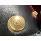 Chanel 23S Camellia Adjustable CF Large Mini, Black and Gold, Lambskin  