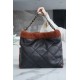 Chanel 23B Teddy Bear Style, Black Brown, 23B Fall/Winter Limited Edition, Double-Sided Sheared Suede Effect Lambskin  