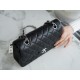 Classic Flap Bag, Black Lambskin with Silver Hardware, Small  