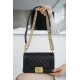 Chanel Leboy Small Quilted, Black and Gold  