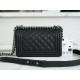 Chanel Leboy Small Quilted, Black and Silver  