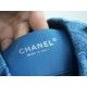 Chanel 23P Heart Adjustable Denim HoBo Bag  