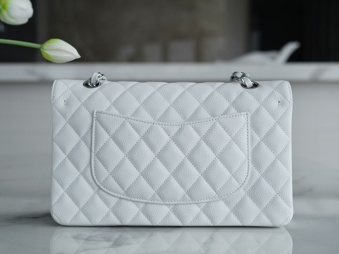 Classic Flap Bag, Large Quilted, Calfskin  