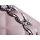 Chanel 23K Rhinestone Handle Long Box, Pink, Calfskin  