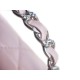 Chanel 23K New Rhinestone Handle Accordion, Pink, Calfskin  