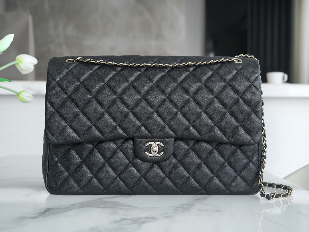 Chanel 24C, Black, Caviar Calfskin  