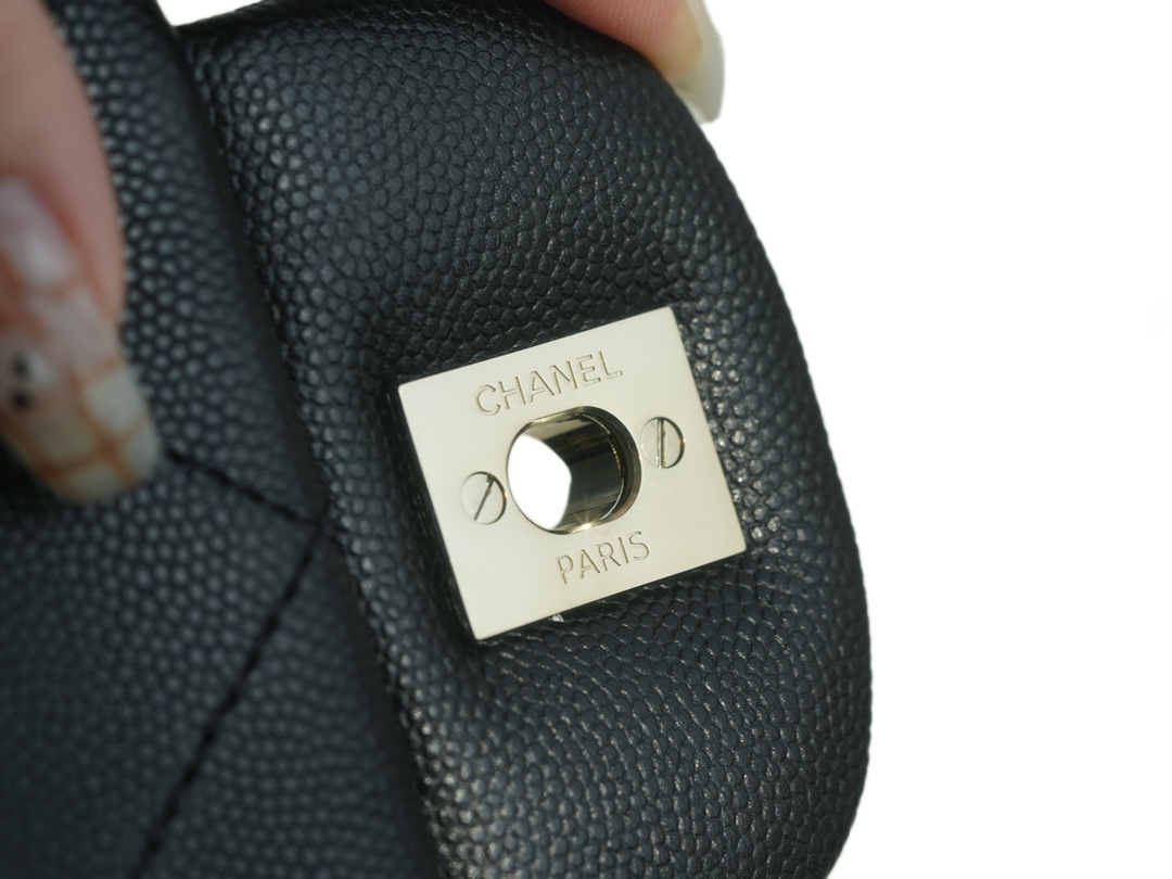 Chanel 24C, Black, Caviar Calfskin  