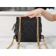 Chanel 22P Vintage Black Backpack  