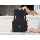 Chanel 22P Vintage Black Backpack  