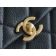 Chanel 22P Vintage Black Backpack  