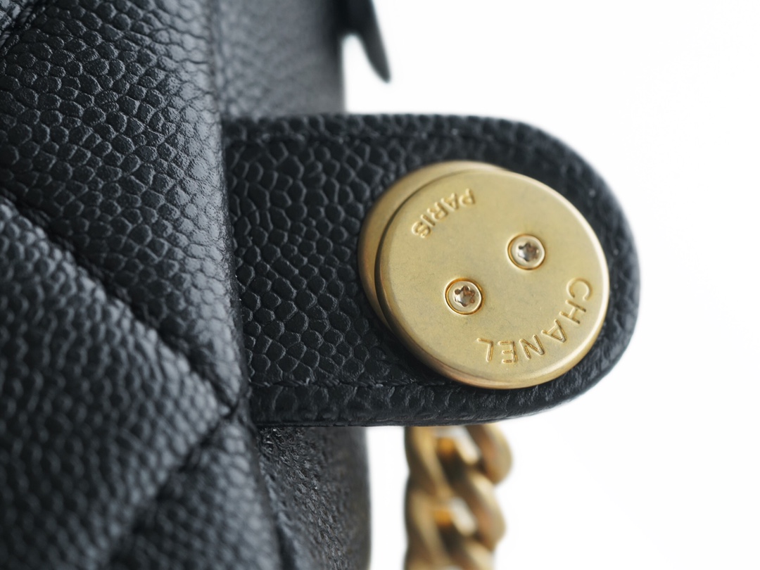 Chanel 22P Vintage Black Backpack  