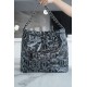 Chanel 23K Fall/Winter Camellia 22 Bag, Medium, Camellia with Fine Rhinestone Print Limited Edition  