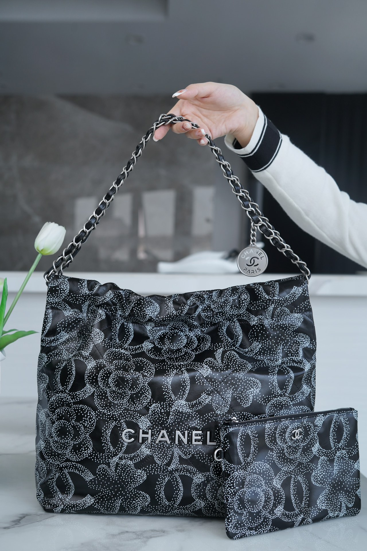 Chanel 23K Fall/Winter Camellia 22 Bag  