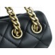 Chanel 23S Camellia Square Flap Bag, Black  