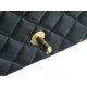 Chanel 23S Camellia Square Flap Bag, Black  