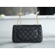 Chanel 23S Camellia Mini Flap Bag, Black  