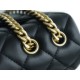 Chanel 23S Camellia Mini Flap Bag, Black  