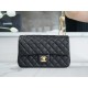 Chanel 23S Spring/Summer New Camellia CF Small Flap Bag, Black  