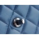 Chanel 23K New Rhinestone Handle Accordion Bag, Misty Blue, Calfskin  