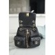 Chanel 23P New Duma Backpack, Mini, Black Calfskin  