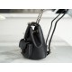 Chanel 23P New Duma Backpack, Mini, Black Calfskin  