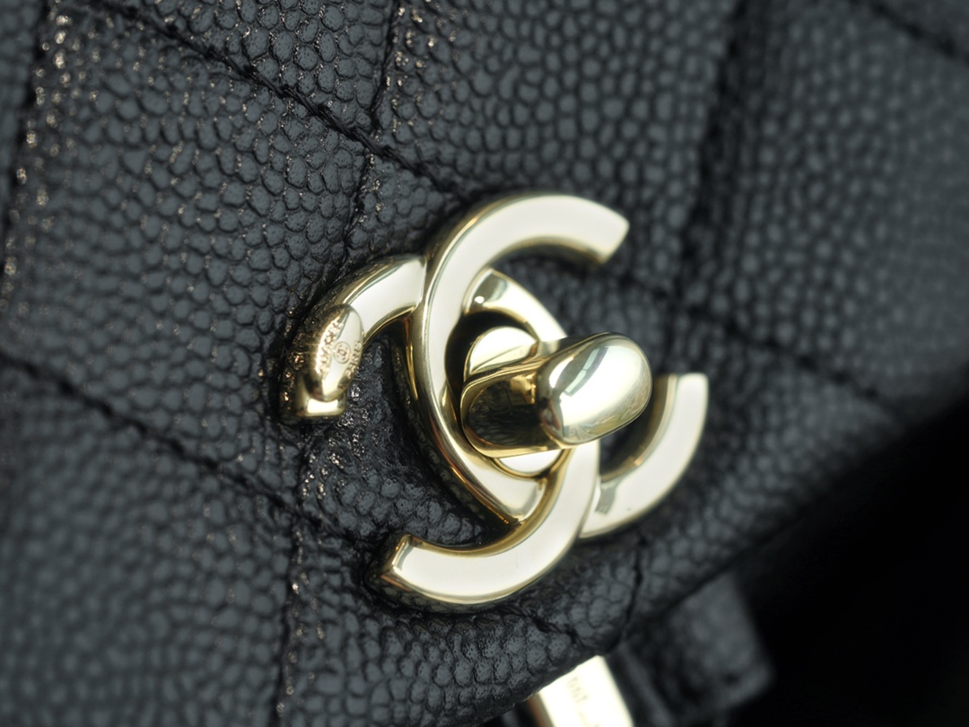 Chanel 23P New Duma Backpack, Mini, Black Calfskin  