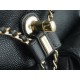 Chanel 23P New Duma Backpack, Mini, Black Calfskin  