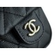 Chanel 23P New Duma Backpack, Mini, Black Calfskin  