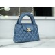 Chanel 23K Kelly Handle Bag, Light Blue, Large  