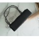 Classic Flap Bag, Black and Silver, Lambskin  