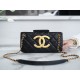 Chanel 24C Vintage Large Logo Baguette Bag, Original Lambskin  