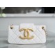 Chanel 24C Vintage Large Logo Baguette Bag, Original Lambskin  