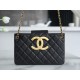 Chanel 24C Vintage Large Logo Horizontal Tote Bag, Black  