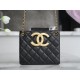 Chanel 24C Vintage Large Logo Shoulder Bag  