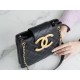 Chanel 24C Vintage Large Logo Shoulder Bag  