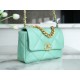 Chanel 19 Bag, Small, Light Green, Lambskin Series  