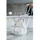 Chanel 23P Duma Backpack, Large, White Calfskin  