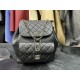 Chanel 23C Duma Backpack, Large, Black Calfskin  